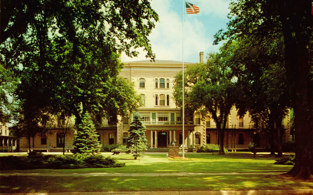 post card photo of Wisconsin School for the Visually Handicapped
